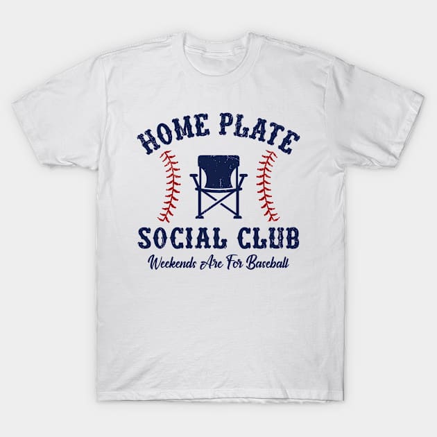 Home Plate  Social Club, Midday, Softball Mom, Softball Dad, Softball Game Day, Softball Grandma, Softball Family T-Shirt by SmilArt